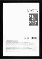 Рамка Maria 21x30 см пластик цвет черный