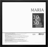 Рамка Maria 30x30 см пластик цвет черный
