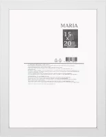 Рамка Maria 15x20 см пластик цвет белый