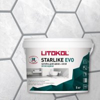 Эпоксидный состав для укладки и затирки мозаики LITOKOL STARLIKE EVO S.110 GRIGIO PERLA