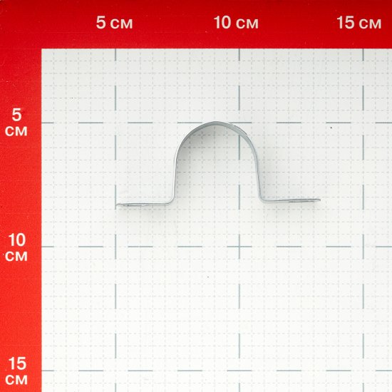 Скоба крепежная 32 мм двухлапковая (50 шт.) (34797)