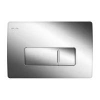 Клавиша смыва AM.PM Tech M I048051LM, пневматическая, пластик, цвет хром
