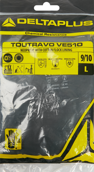 Перчатки неопреновые Delta Plus Toutravo VE510 размер 9