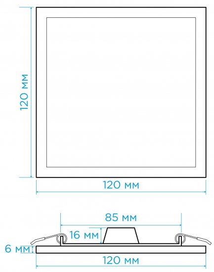 Светильник точечный светодиодный встраиваемый Apeyron 06-28 под отверстие 85 мм, 9.6 м², нейтральный белый свет, цвет белый