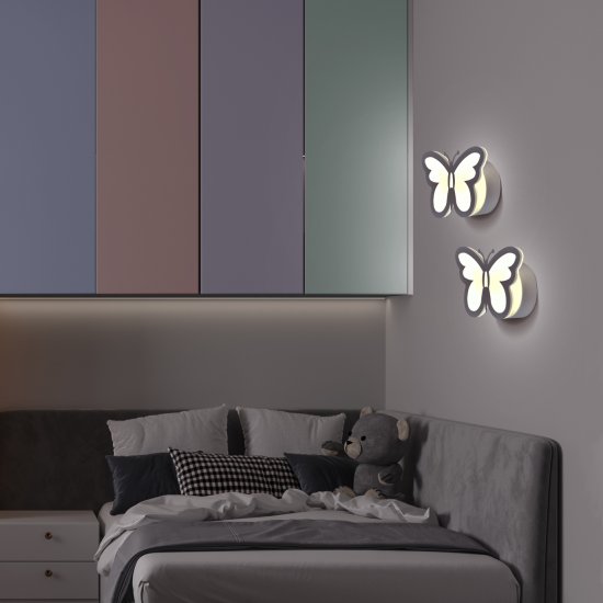 Настенный светильник светодиодный Escada 10205/1LED, регулируемый белый свет, цвет белый
