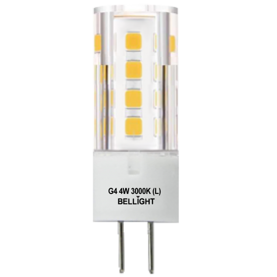 Лампа светодиодная Bellight G4 220-240 В 4 Вт капсула матовая 320 лм теплый белый свет