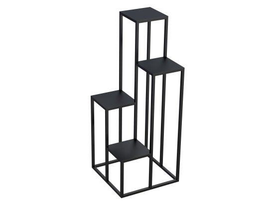 Подставка для цветочного горшка 40x100x40 см 4 полки сталь