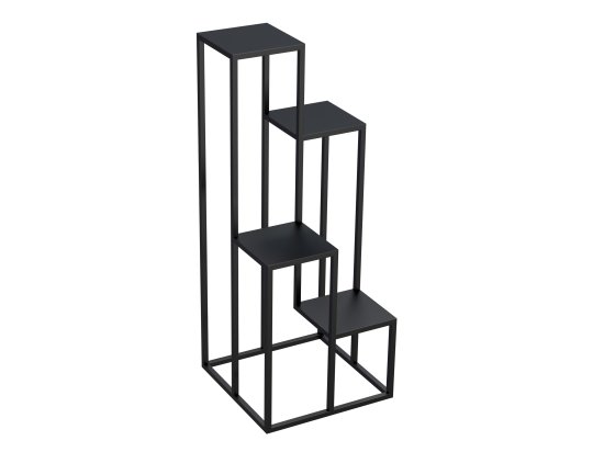 Подставка для цветочного горшка 40x100x40 см 4 полки сталь