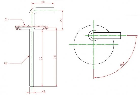 Крепление универсальное AHS.162K к сиденью для унитаза