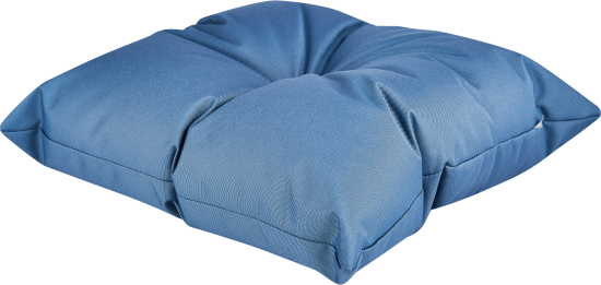 Подушка водоотталкивающая Linen Way 45x45 см цвет серо-синий