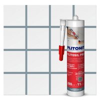 Герметик силиконовый Plitonit PlitoSil Pro цвет титановый 280 мл