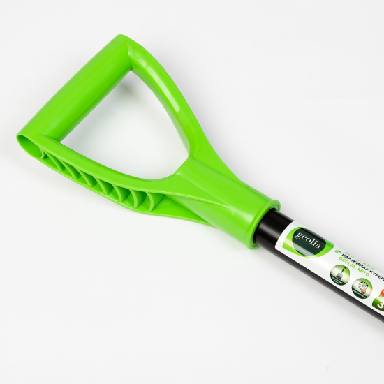 Лопата для уборки снега Geolia 29x87 см полипропилен со стальным черенком