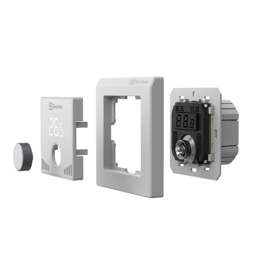 Терморегулятор для теплого пола Electrolux Thermotronic Smart ETS-16W электронный цвет белый и черный