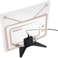 Комнатная активная антенна для цифрового телевидения DVB-T2 REXANT Ag-717