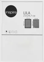 Рамка Inspire Lila 21x29.7 см пластик цвет белый