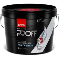 Краска для потолков BRITE PROFESSIONAL