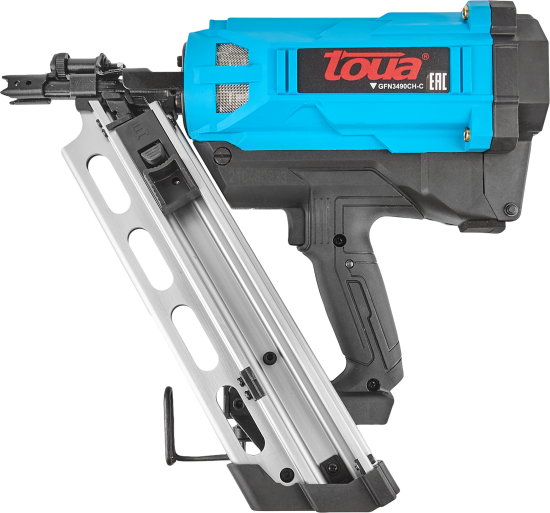 Пистолет гвоздезабивной газовый по дереву Toua GFN3490CH-С, 100 Дж