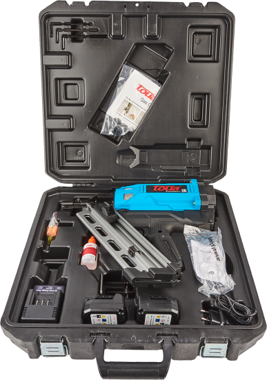 Пистолет гвоздезабивной газовый по дереву Toua GFN3490CH-С, 100 Дж