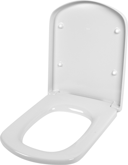 Сиденье для унитаза Roca Dama Senso с микролифтом цвет белый