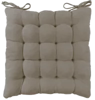 Подушка для стула Linen Way 38x6x38 см замша кофейный