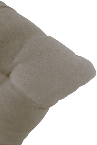 Подушка для стула Linen Way 38x6x38 см замша кофейный