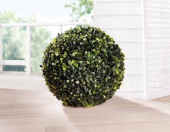 Искусственное растение Самшит ø28 см 2 полусферы