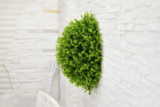 Искусственное растение Самшит ø28 см 2 полусферы