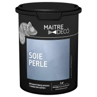 Краска декоративная Maitre Deco Soie Perle 1 кг цвет серо-бежевый