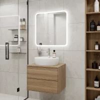 Зеркало для ванной Light LED с подсветкой и сенсором 60x60 см