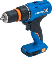 Дрель-шуруповерт аккумуляторная Dexter 5 20 В Li-ion, 1x2.5 Ач