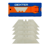 Лезвие трапециевидное Dexter 316-00465 19 мм, 5 шт.