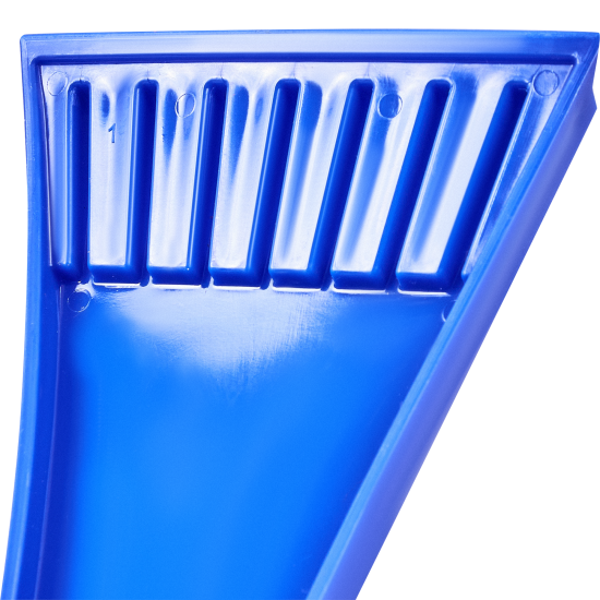 Скребок для снятия наледи Oktan 18 см пластик синий