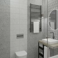 Плитка настенная Axima Руан 20x30 см 1.44 м² матовая цвет темно-серый терраццо