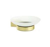 Мыльница Fixsen Trend Gold FX-99008, подвесная, стекло/сталь, цвет золотой