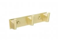 Вешалка Fixsen Trend Gold FX-99005-3, стальная, 3 крючка, цвет золотой
