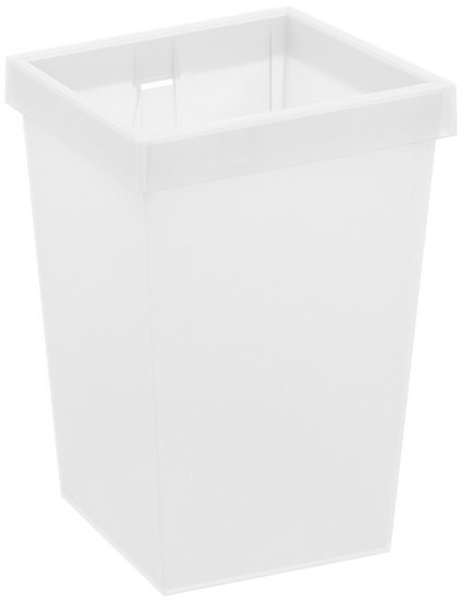 Контейнер для хранения Delinia ID 10x10x14.7 см пластик цвет белый