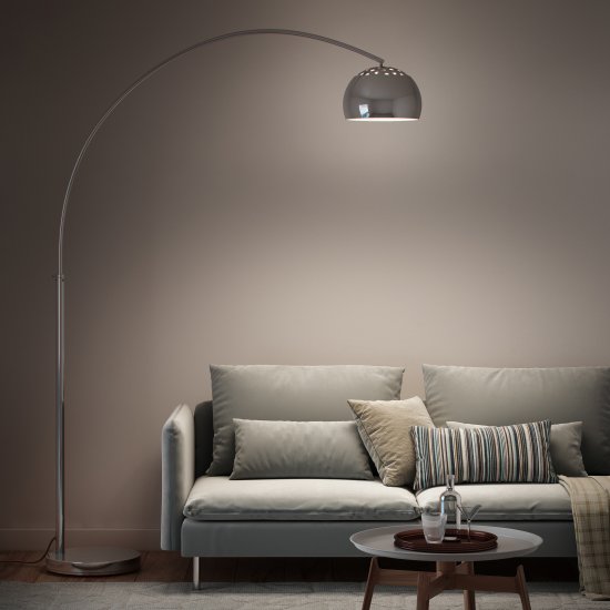 Торшер Inspire «New Sofa» цвет металл/чёрный