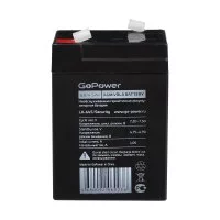 Свинцово-кислотный аккумулятор GoPower LA-645/security