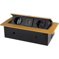 Горизонтальная выдвижная розетка ROCKETSOCKET SHS018-G