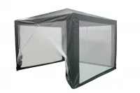 Павильон садовый 3x3 м зелёный, антимоскитная сетка