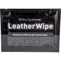 Влажная салфетка для чистки кожи Shine systems LeatherWipe