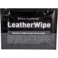 Влажная салфетка для чистки кожи Shine systems LeatherWipe