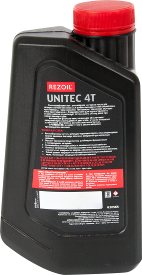 Масло моторное 4Т Rezoil Unitec SAE-30 минеральное 946 мл