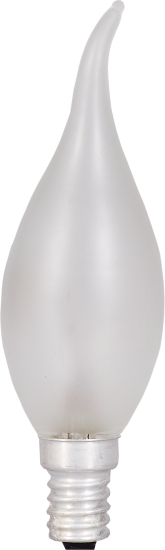 Лампа накаливания Bellight E14 230 В 60 Вт свеча на ветру матовая 3 м2 свет тёплый белый