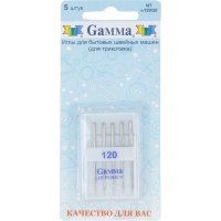 Иглы для бытовых швейных машин для трикотажа Gamma NT №120/20