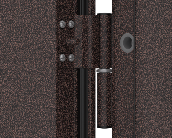 Дверь входная металлическая Doorhan Эко 98x205 см правая цвет антик медь