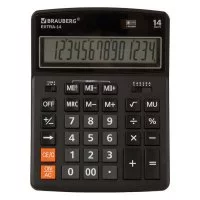 Настольный калькулятор BRAUBERG EXTRA-14-BK