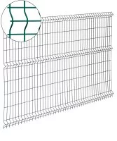 3D панель для забора Grand Line Light 2.5x1.73 м оцинкованный RAL 6005 3 ребра