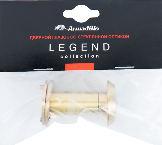 Глазок дверной Armadillo DVG1 16x35-60 мм латунь цвет матовое золото