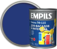 Эмаль ПФ-115 Empils PL глянцевая цвет синий 0.9 кг